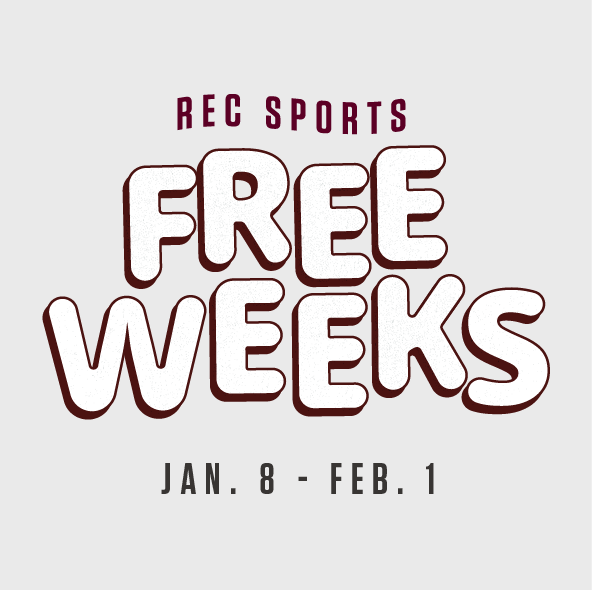 Rec Sports Free Weeks | Jan. 8 - Feb. 1